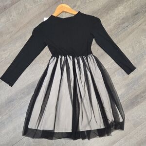 Elegant Black and Gray Kids Dress